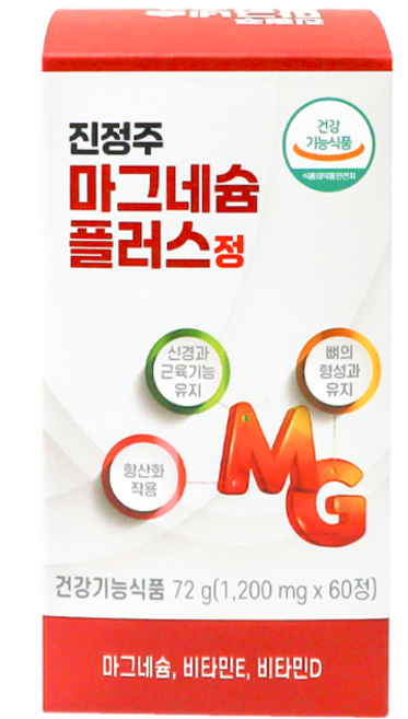 진정주 마그네슘 플러스정(60정), 60정, 1개
