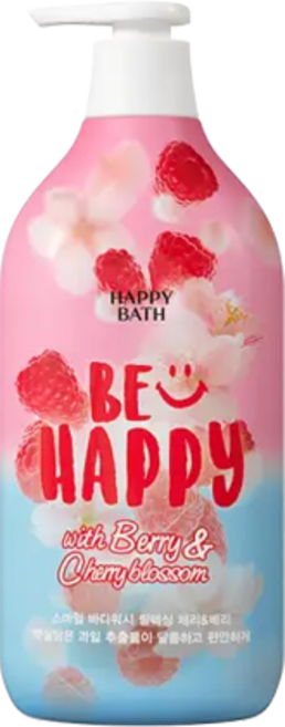 해피바스 스마일 바디워시 릴렉싱 체리베리, 900g, 1개
