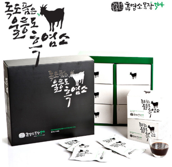 독도품은 울릉도 흑염소목장 프리미엄 흑염소, 80ml, 1개