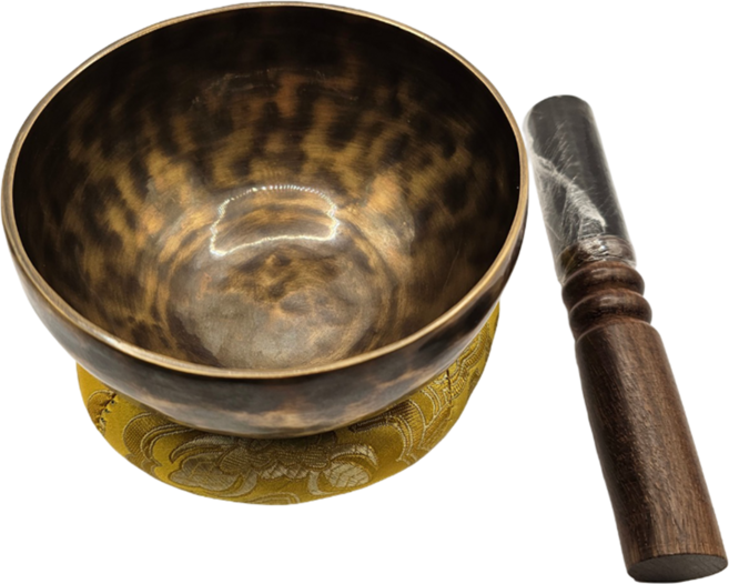 네팔 수제 구리 명상용 싱잉볼 세트, 1개, 명상종 세트