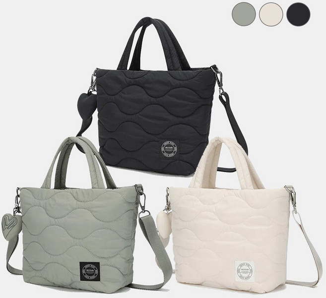 [정품 AS가능] 네파 라이프스타일 2WAY 써모퍼프 미듐 토트백 7LE7521 등산 가방, 라이트베이지(D11)