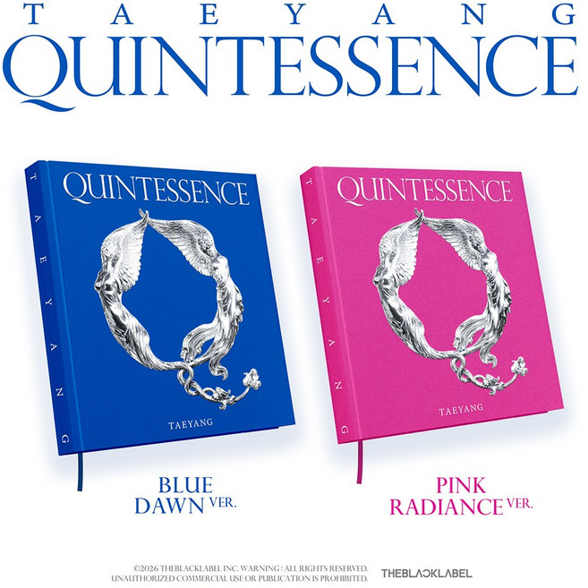 [Taeyang] 빅뱅 태양 랜덤1종 QUINTESSENCE / 포토북+CD-R&봉투+접지포스터+북마크+셀카포토카드+엽서+트랙스티커5종, 1