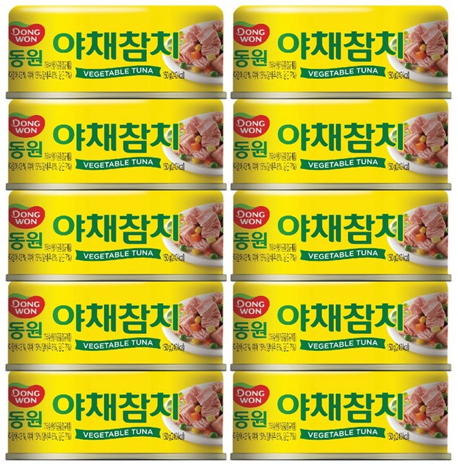 데일즈기획 동원 야채참치, 150g, 10개