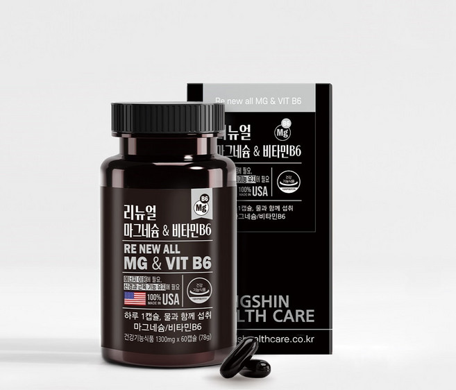 리뉴얼 마그네슘비타민B6 MG&VITB6, 1개, 60정