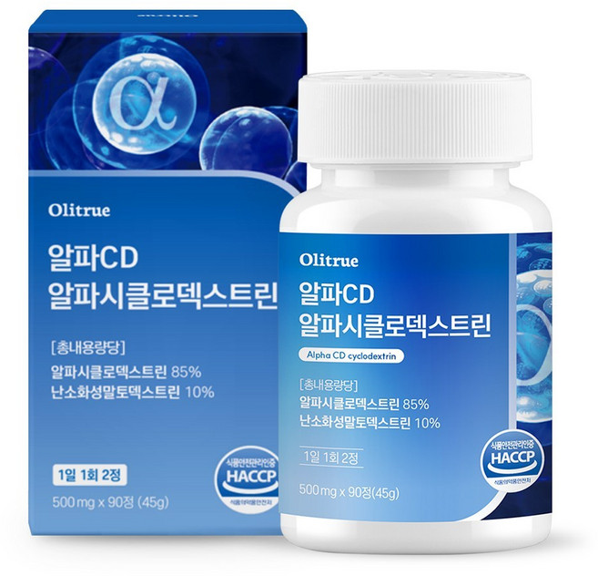 올리트루 알파CD 알파시클로덱스트린, 2개, 90정