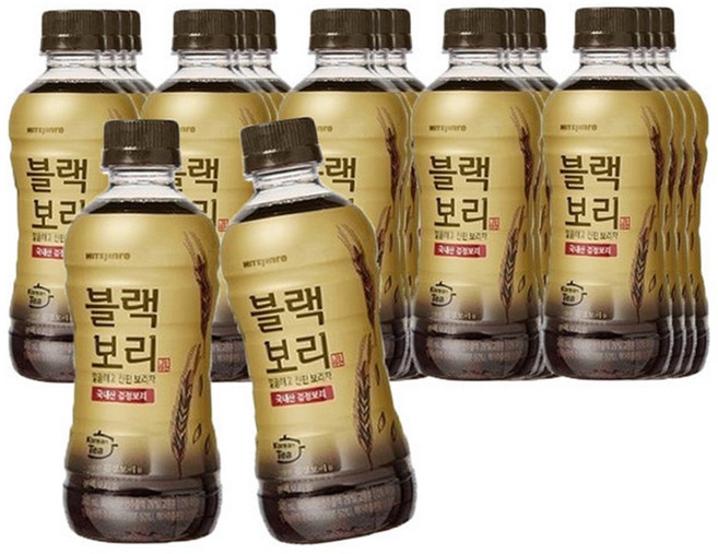 하이트진로 블랙보리 음료, 340ml, 20개