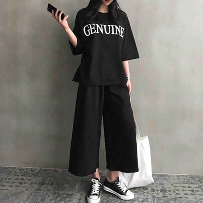희야홈 여성 트레이닝 세트 루즈 셋업 상하의