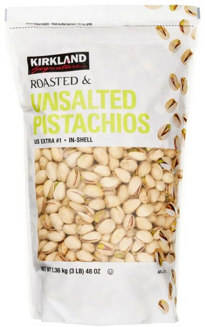 [미국직배송]커클랜드 시그니쳐 인쉘 무염 피스타치오 Kirkland Signature In-Shell Pistachios Roasted and Unsalted, 1개, 1.36kg