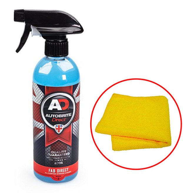 오토브라이트 다이렉트 AD FAB 다이렉트 실내 세정제 다목적 실내 클리너 500ml+타월, 500ml, 1개