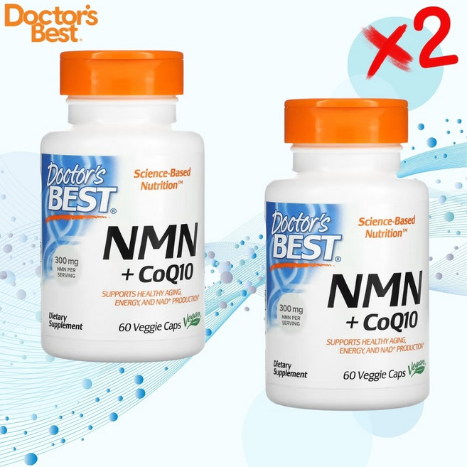 닥터스베스트 NMN 150mg 플러스 CoQ10 50mg 베지캡슐 60정, 2개