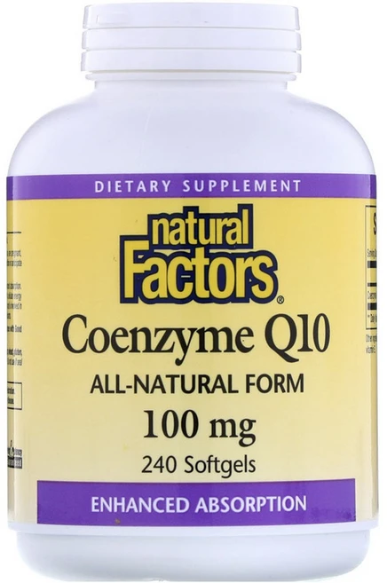 네추럴팩터스 코엔자임 Q10 올-내추럴 폼 100mg 소프트젤, 240개입, 1개, 240정 - 쿠팡