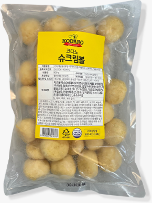 [피자다] 코다노 슈크림볼 (900g), 1개, 900g