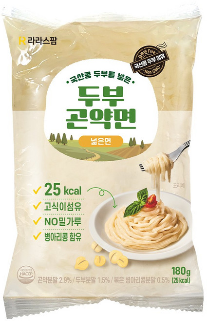라라스팜 두부곤약면 넓은면 180g 5개