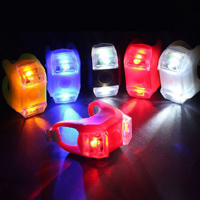 make speed 자전거 2LED 안전등 (후미등), 1개, 블루