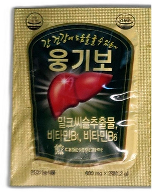 대웅생명과학 웅기보 1포 단품 간 건강 비타민 B 밀크씨슬 타우린 헛개 타우린, 1개