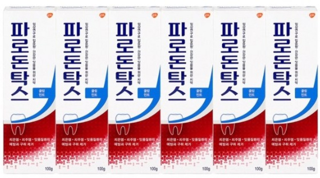 (CocoDeli) 파로돈탁스 쿨링민트 치약 100g x 6, 6개