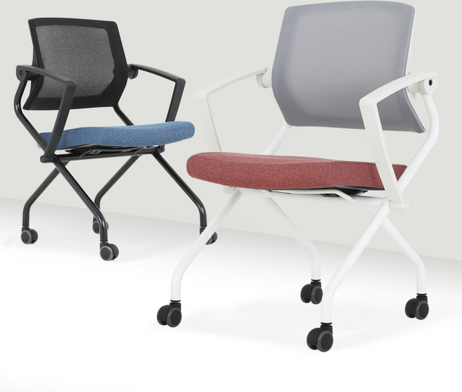 린백토리 시너지 컴퓨터 학생 공부 책상 도서관 사무실 회의실 회의용 허리 편한 메쉬 의자, 블랙, 블랙