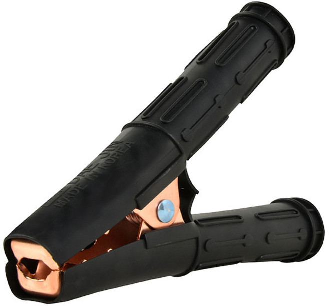 LED앤샵 밧데리집게 (특대형) 300A 전기집게 어스집게 용접집게 배터리집게 악어집게 악어클립 점프선, 1. 블랙, 1개