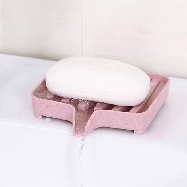 욕실 다용도 물빠짐 비누 홀더 거치대 비누곽 받침대 비누받침대 비누홀더 물빠짐받침대, 블루