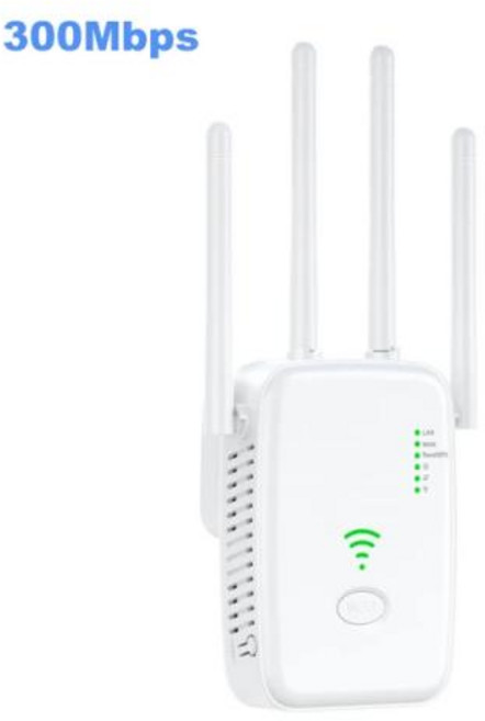 가정용 공유기 와이파이 1200Mbps 무선 리피터 라우터 2.4G 5G 듀얼 밴드 신호 증폭기 익스텐더 홈 오피스용 부스터, 5) White 300M - EU 플러그, 1개
