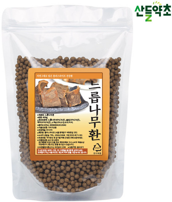 국내산 느릅나무환 400g 느릅나무껍질환 유백피환, 1개