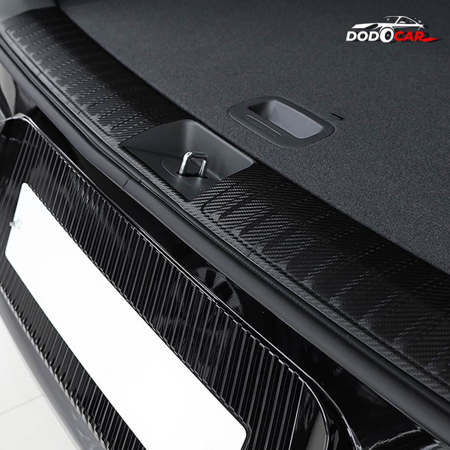 [카비니] EV9 호환 트렁크 트랜스버스 트림 커버 스크래치방지 튜닝 몰딩, 카본