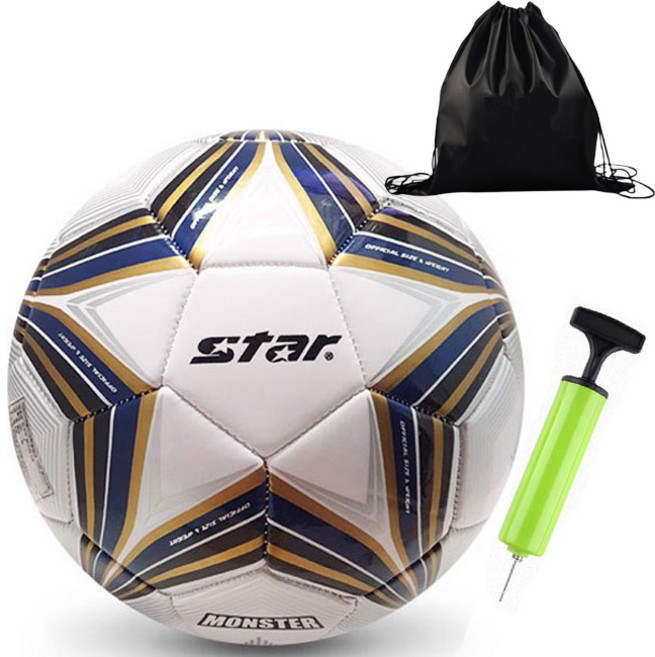 스타스포츠 축구공 몬스터 + 투센 볼가방 + 투센 볼펌프, 5호, 1개