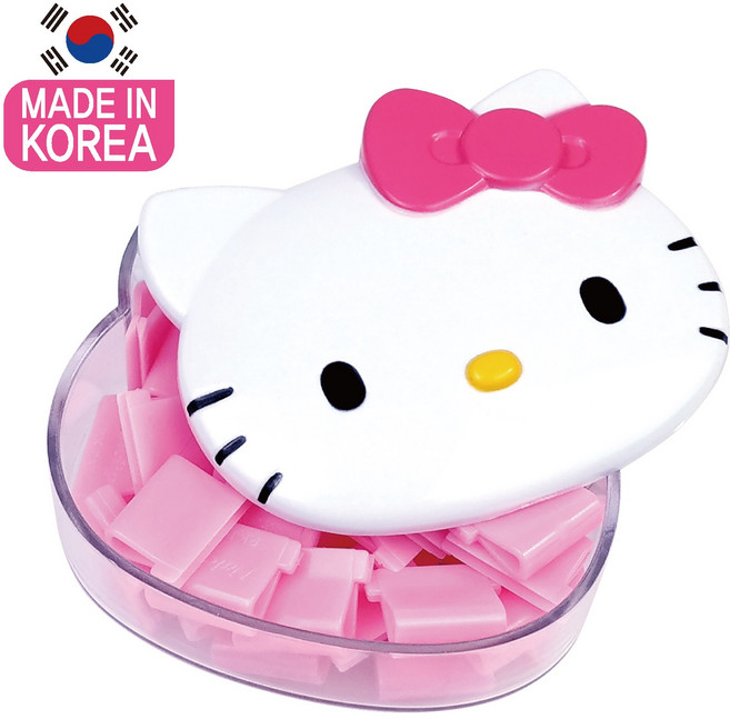 헬로키티 운수좋은날 캐릭터 클립 중 사무용 문구 인덱스 집게, 구매수량