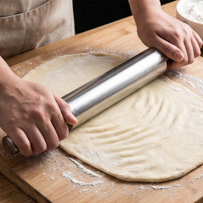 마스프렌즈 스텐 반죽 밀대 롤러, 1개
