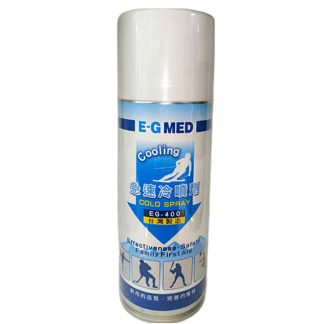 醫技 急速冷噴劑 EG-400 400ml 運動後降溫, 1個