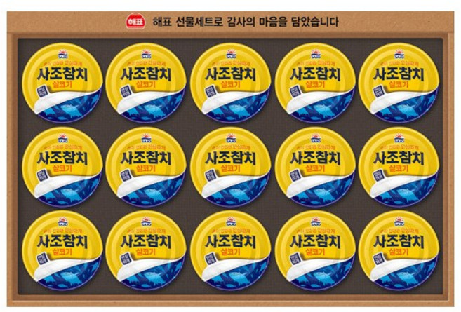 해표 살코기참치 1호 선물세트, 1세트