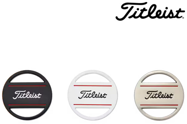 타이틀리스트 볼마커 세트 TA25BMS-012, 블랙/화이트/실버, 1개
