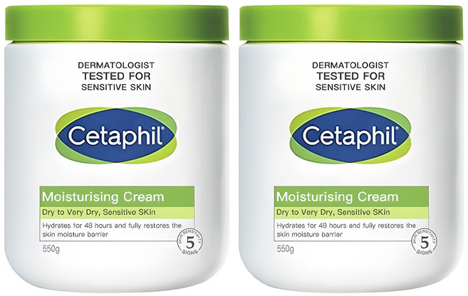 세타필 모이스처라이징 크림, 2개, 550g