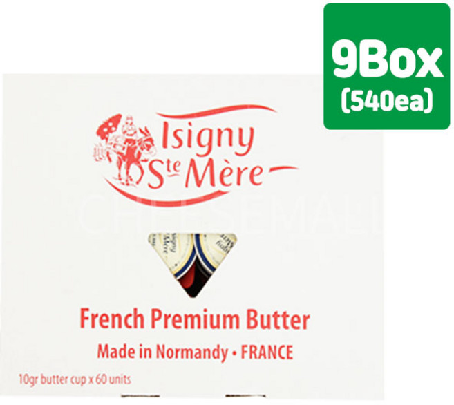 [냉동]이즈니 가염 버터컵 일회용 (10g x 60개) 9박스세트 / / 이즈니버터 미니버터 포션버터