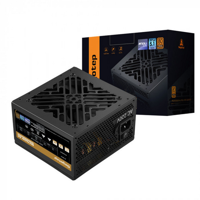Segotep BN750W KR 80PLUS브론즈 ATX 3.1 블랙, 파워서플라이
