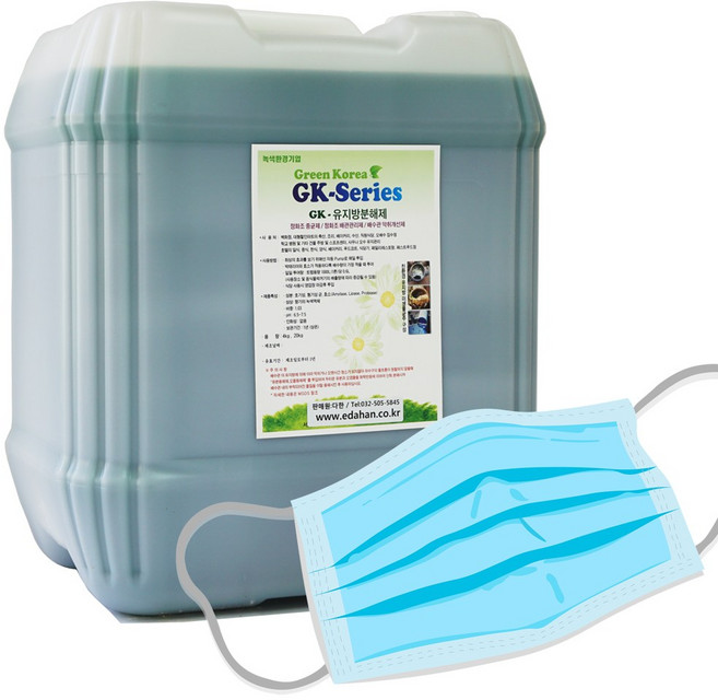 그린코리아 GK 유지방분해제, 1개, 18L
