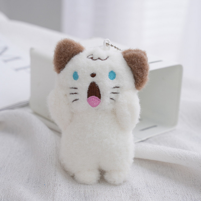 카파오 키링 시즌2.5 아이쿠 애니멀 키링 가방참 응원 래빗 캐릭터 열쇠고리 키홀더 인형, 1개