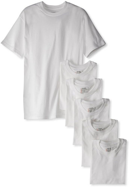 HANES Hanes Ultimate 남성용 FreshIQ 냄새 제어 크루넥 언더셔츠 - 멀티팩 Freshiq 악취 방지 블랙 3팩 379875
