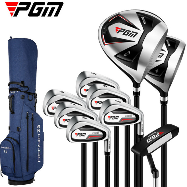 골프클럽풀세트 골프채 캐디백포함 세트 카본 스틸 남성, 캐디백+MTG051카본남성9P