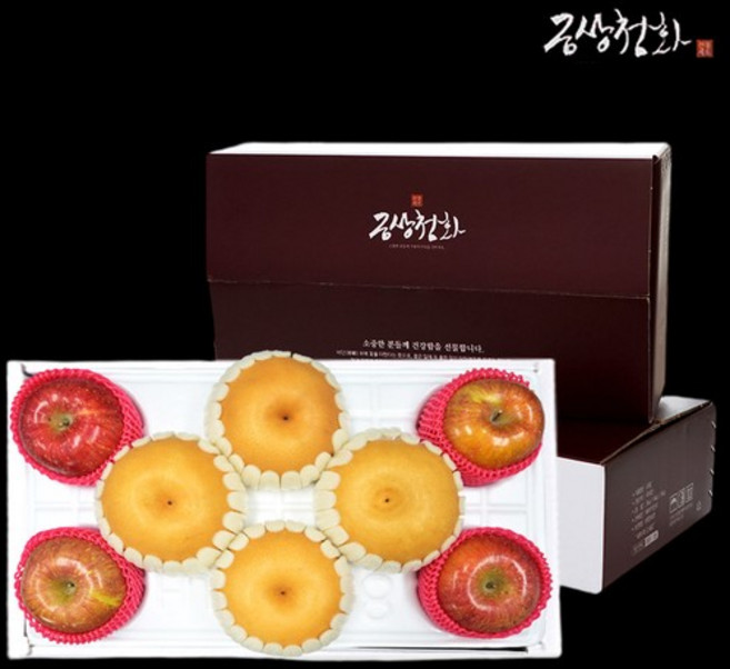 명절 사과배 혼합 과일선물세트 3.9kg / 사과4과+배4과, 없음