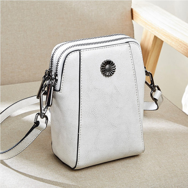 윤휘 소가죽 핸드폰가방 여성 크로스백 미니가방 가죽백 YOONHWI