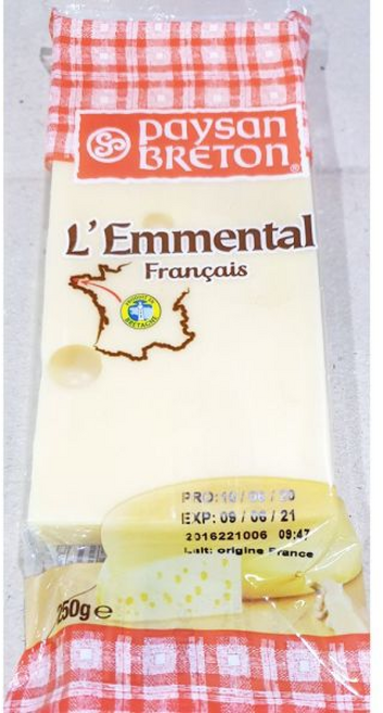 에멘탈치즈(페이장브레통 ) X15 크림치즈 치즈 간, 1개, 250g