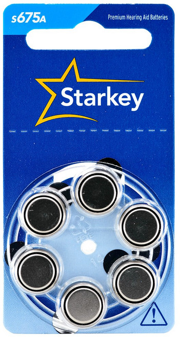 스타키 보청기 밧데리 1팩 총6알 S10A S13A S312A S675A 배터리모음전 보청기건전지 보청기약, 1개