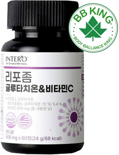 인테로 리포좀 글루타치온 비타민C 24g, 60정, 1개