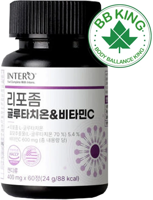 인테로 리포좀 글루타치온 비타민C 24g, 60정, 1개 - 쿠팡