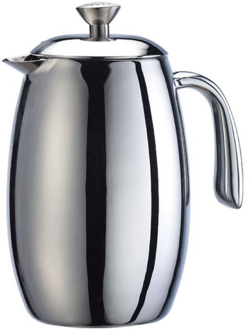 Tiamo 哥倫比亞 6杯份 雙層濾壓壺, 1個, HA1536  (800ml), 不鏽鋼