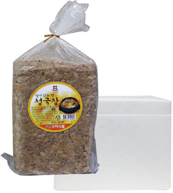 교하식품 두루메 청국장, 2kg, 1박스