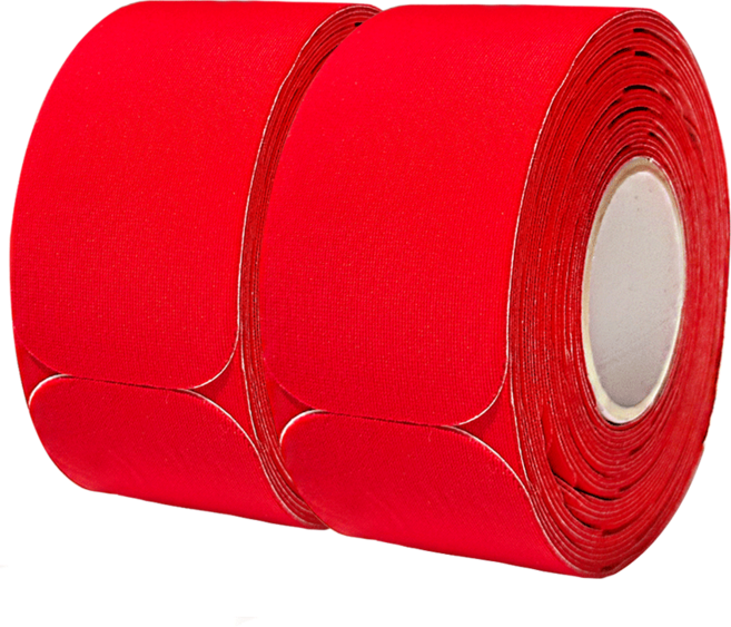 [파라오스포츠] 땀에 강한 강력 엄지 테이프 접착 두꺼운 얇은 볼링 타이밍 롤 3x8, T1_레드 (얇은), 2개