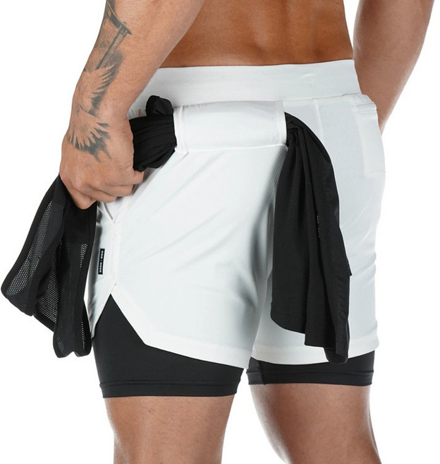 버몬트 남성 타이즈 일체형 반바지 스쿼트팬츠