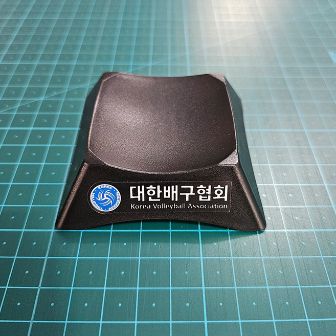 로쿠스 공 받침대 거치대 진열대 축구 농구 배구 정리 보관 볼 스탠드, 1개, 공 받침대 + 배구 협회 스티커 2개
